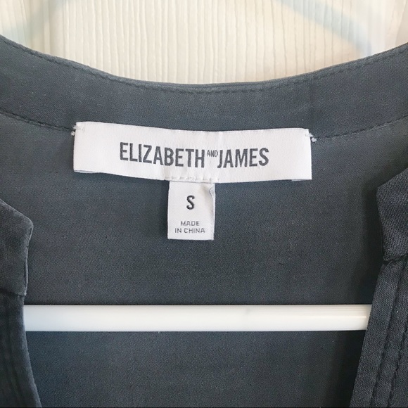 Elizabeth and James Zoe Silk Peplum Top small - Picture 4 of 8